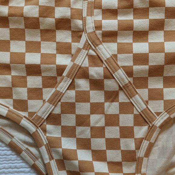 ARQ Checkered "Pierot", High Waisted Underwear, Unisex! 2XL, 3XL - Picture 2 of 4